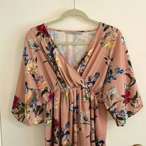 Hope & Ivy Floral Maternity Dress